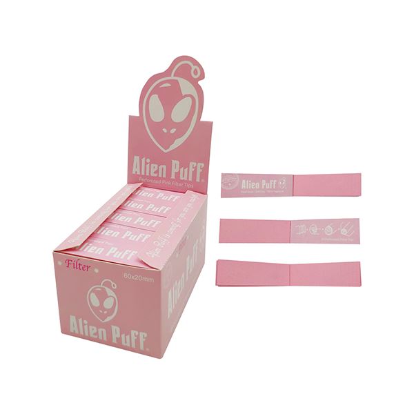 Alien Puff Pink Filter Tips 25 booklets (HP149) Smoking Products Alien Puff 