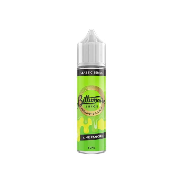 Billionaire Juice Classic Series 0ml Shortfill 0mg (70VG/30PG) E-liquids Billionaire Juice Lime Rancher 