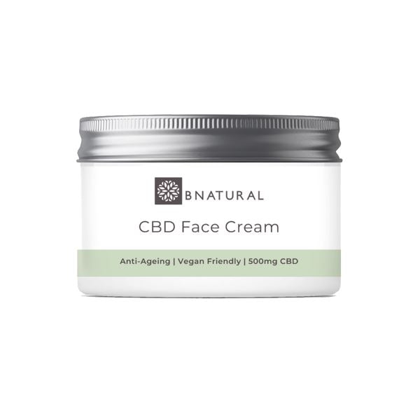Bnatural 500mg CBD Anti-Ageing CBD Face Cream - 50ml CBD Products Bnatural 