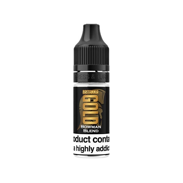 Britannia Gold 0mg 10ml E-Liquids (40VG/60PG) E-liquids Britannia Gold Bowman Blend 