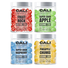 Load image into Gallery viewer, CALI CANDY 850mg CBD Vegan Sweets (Small) - 10 Flavours CBD Products The Cali CBD Co 
