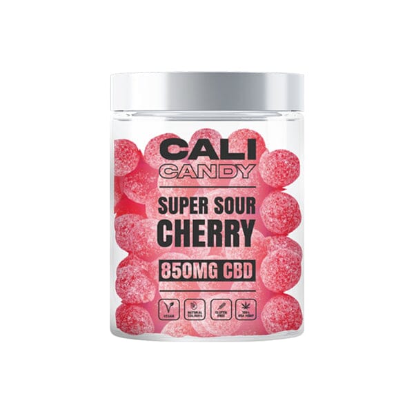 CALI CANDY 850mg CBD Vegan Sweets (Small) - 10 Flavours CBD Products The Cali CBD Co Super Sour Cherry 