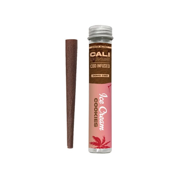 CALI CONES Cocoa 30mg Full Spectrum CBD Infused Cone - Ice Cream Cookies Smoking Products The Cali CBD Co 