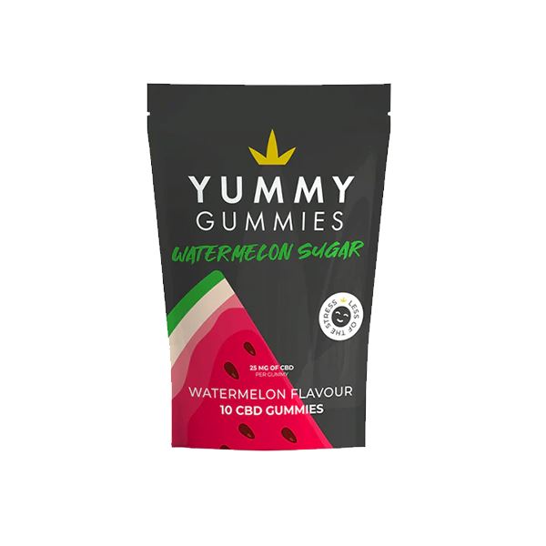 Canax 250mg CBD Yummy Gummies - Watermelon Sugar CBD Products canax 