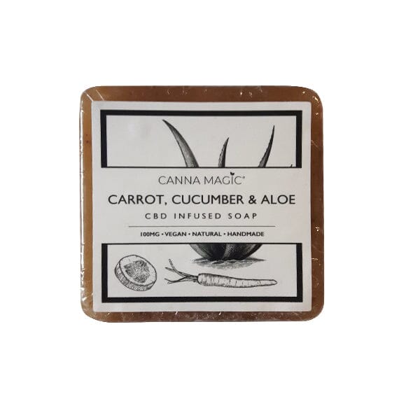 Canna Magic 100mg CBD Carrot, Cucumber & Aloe Soap 145g CBD Products Canna Magic 