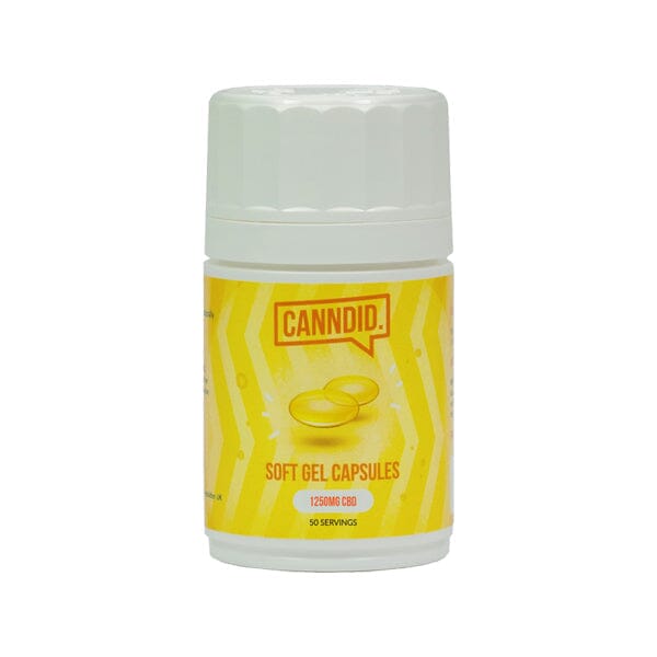 Canndid 1250mg CBD Capsules - 50 Caps CBD Products Canndid 