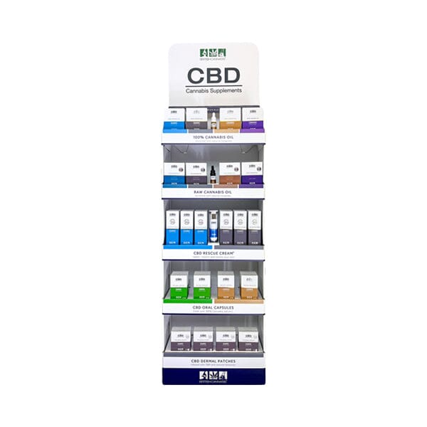 CBD by British Cannabis™ Retail Display Unit CBD Products CBD by British Cannabis 