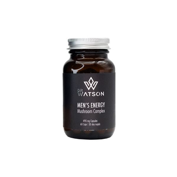 Dr Watson Men's Energy Mushroom Vegan Capsules - 60 Pieces Nootropics & Supplements Dr Watson 