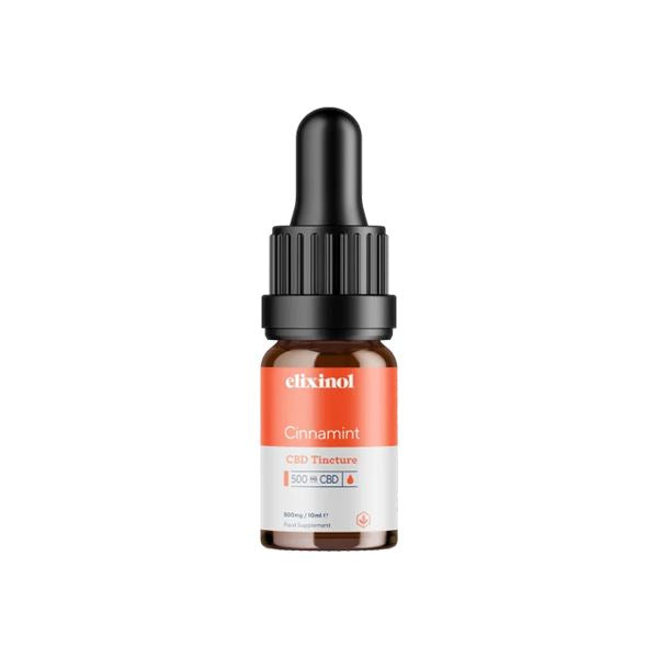 Elixinol 500mg CBD Oil Tinctures - 10ml CBD Products Elixinol Cinnamint 