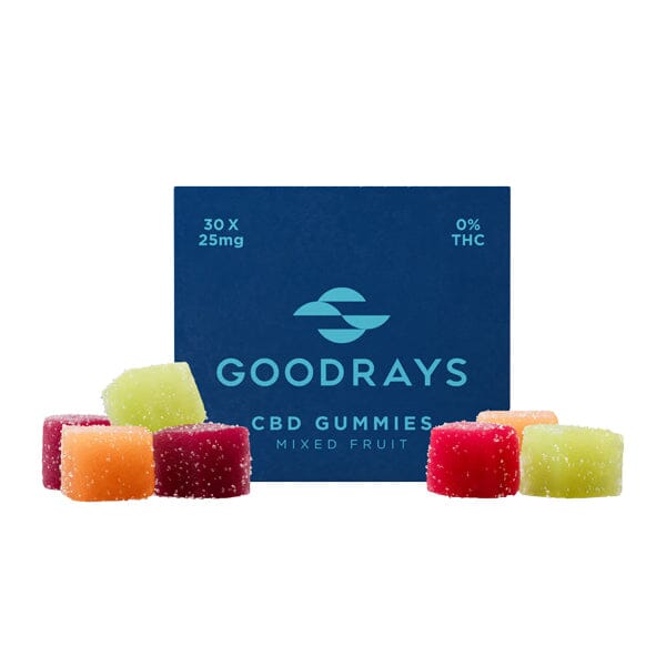 Goodrays 750mg CBD Mixed Gummies - 30 Pieces CBD Products Goodrays 