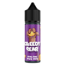 Load image into Gallery viewer, Greedy Bear 50ml Shortfill 0mg (70VG/30PG) E-liquids Greedy Bear Bloated Blueberry 
