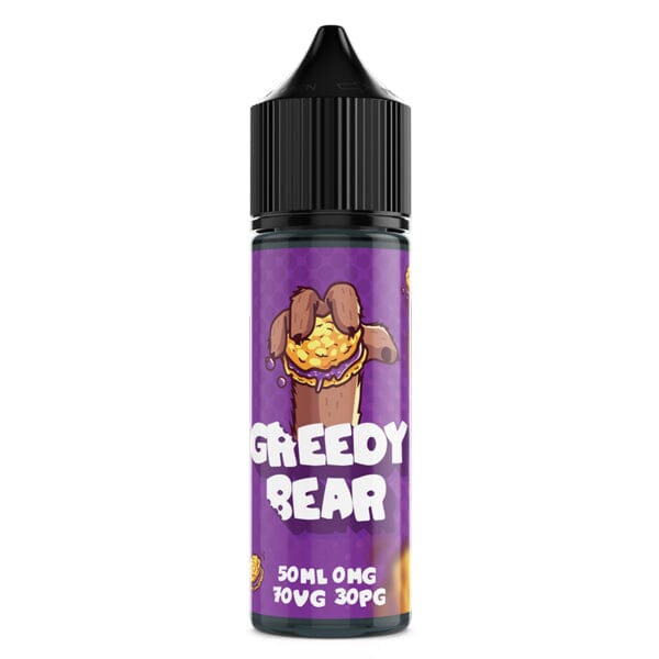 Greedy Bear 50ml Shortfill 0mg (70VG/30PG) E-liquids Greedy Bear Bloated Blueberry 