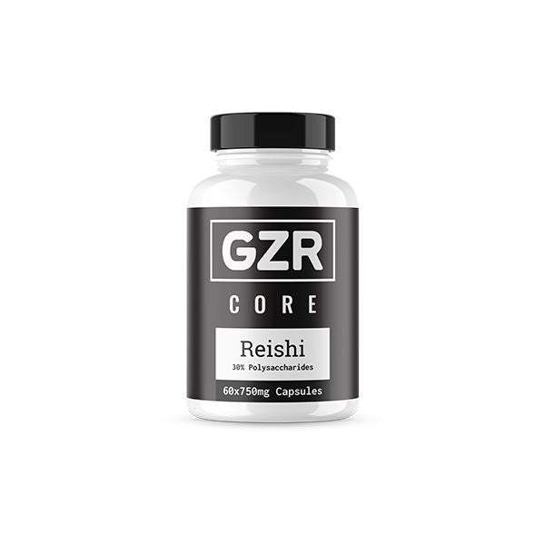 GZR 750mg Reishi Capsules - 60 Capsules Nootropics & Supplements GZR 