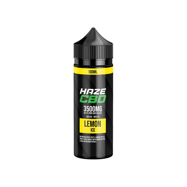 Haze 3500mg CBD E-Liquid 100ml (50VG/50PG) CBD Products Haze Lemon Ice 