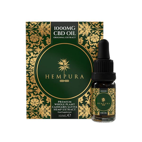 Hempura 1000mg CBD Broad Spectrum Oil with terpenes - 10ml CBD Products Hempura 