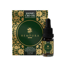 Load image into Gallery viewer, Hempura 500mg CBD Broad Spectrum Oil with terpenes - 10ml CBD Products Hempura 
