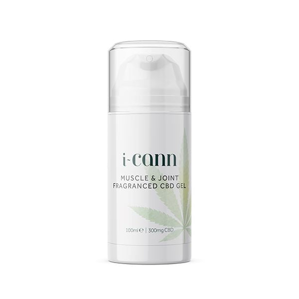 i-Cann Muscle & Joint 300mg Fragranced CBD Gel - 100ml CBD Products i-Cann 