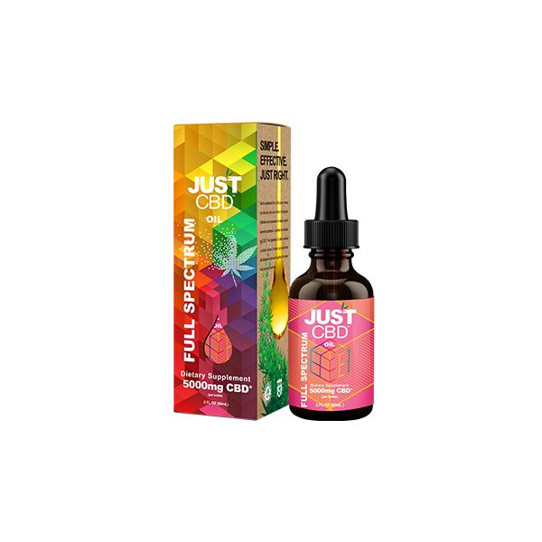 Just CBD 5000mg Full Spectrum Tincture - 30ml CBD Products Just CBD 