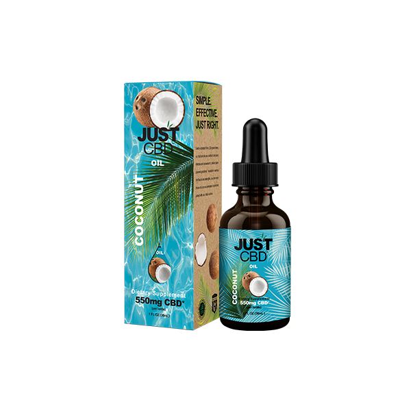 Just CBD 550mg Coconut Oil Tincture - 30ml CBD Products Just CBD 