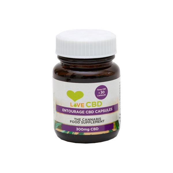 Love CBD 300mg Entourage CBD Capsules - 30 Caps CBD Products Love CBD 