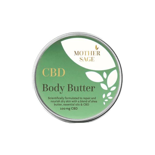 Mother Sage 100mg CBD Body Butter - 100ml CBD Products Mother Sage 