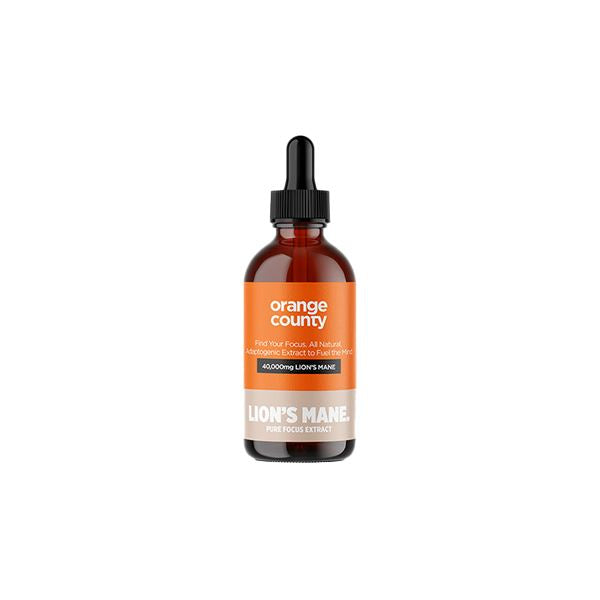 Orange County 40000mg Lion's Mane Tincture - 100ml Nootropics & Supplements Orange County 
