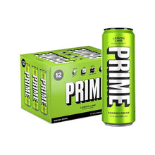 Load image into Gallery viewer, PRIME Energy USA Lemon Lime Drink Can 330ml A1 Prime 12 x 330ml 
