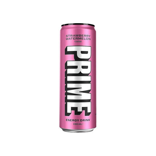 PRIME Energy USA Strawberry Watermelon Drink Can 330ml A1 Prime 1 x 330ml 