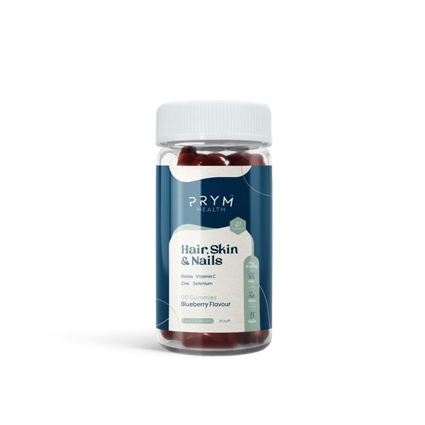 Prym Health Blueberry Biotin, Vitamin C, Zinc & Selenium Gummies - 60 Pieces CBD Products Prym Health 