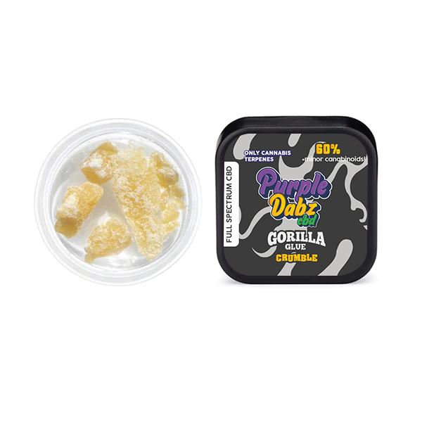 Purple Dank 60% Full Spectrum Crumble - 0.5g (BUY 1 GET 1 FREE) CBD Products Purple Dank Gorilla Glue 