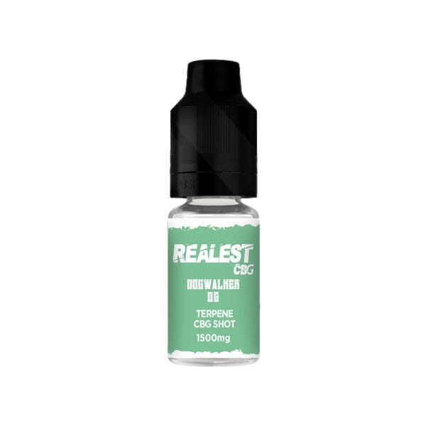 Realest CBD 1500mg Terpene Infused CBG Booster Shot 10ml (BUY 1 GET 1 FREE) E-liquids Realest CBD Dogwalker OG 