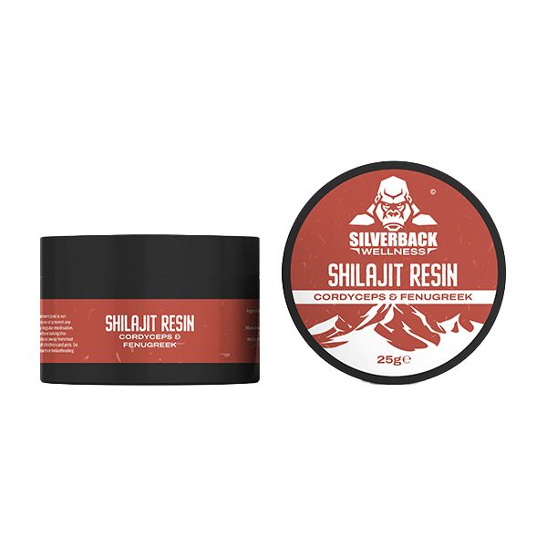 Silverback Wellness Cordyceps + Fenugreek Infused Shilajit Resin 25g Nootropics & Supplements Silverback Wellness 