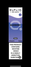 Load image into Gallery viewer, Elf Bar ELFLIQ - Nic Salt - Blueberry
