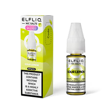 Load image into Gallery viewer, Elf Bar ELFLIQ - Nic Salt - Sour Lemon
