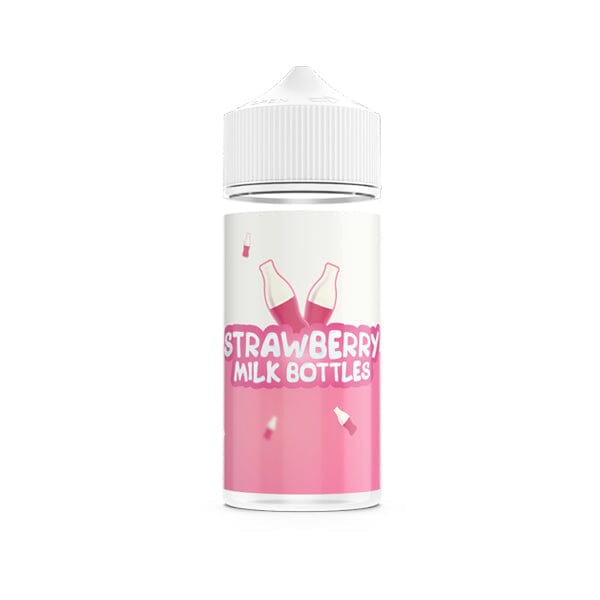 Strawberry Milk Bottles 100ml Shortfill 0mg (70VG/30PG) E-liquids Milk Bottles 