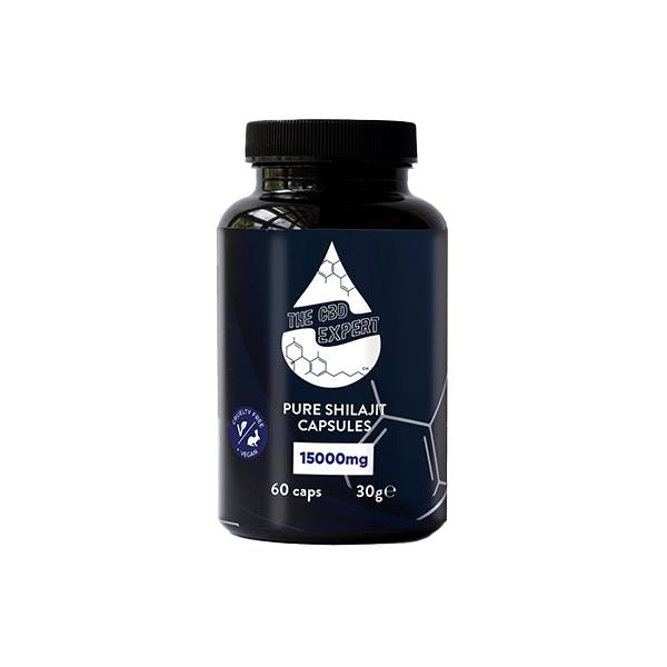 The CBD Expert 15000mg Shilajit Capsules - 60Caps Nootropics & Supplements The CBD Expert 