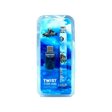 Load image into Gallery viewer, Twist 1100mAh Adjustable Vape Battery &amp; USB Charger Vape Kits Twist Vape 
