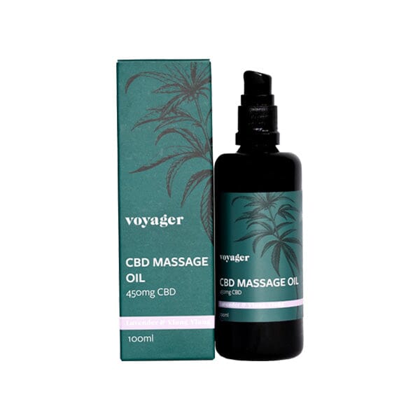 Voyager 450mg CBD Lavender & Ylang Ylang Massage Oil - 100ml CBD Products Voyager 