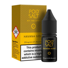 Load image into Gallery viewer, Pod Salt - Nic Salt - Havana Gold

