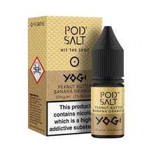 Load image into Gallery viewer, Pod Salt Fusion - Nic Salt - Yogi Peanut Butter Banana Granola
