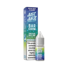 Load image into Gallery viewer, Just Juice Bar - Nic Salt - Sour Blue Razz Lime
