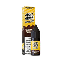 Load image into Gallery viewer, Just Juice Desserts - Nic Salt - Banana &amp; Caramel Waffle
