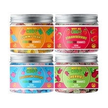 Load image into Gallery viewer, Why So CBD? 500mg CBD Small Vegan Gummies - 11 Flavours CBD Products Why So CBD 
