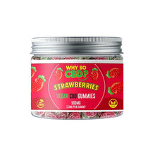 Load image into Gallery viewer, Why So CBD? 500mg CBD Small Vegan Gummies - 11 Flavours CBD Products Why So CBD Strawberries 
