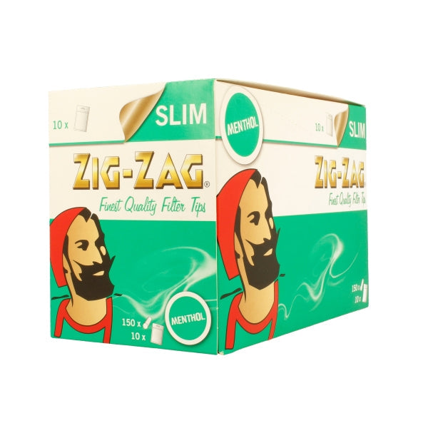 10 x 150 Zig-Zag Menthol Filter Tips Smoking Products Zig-Zag 