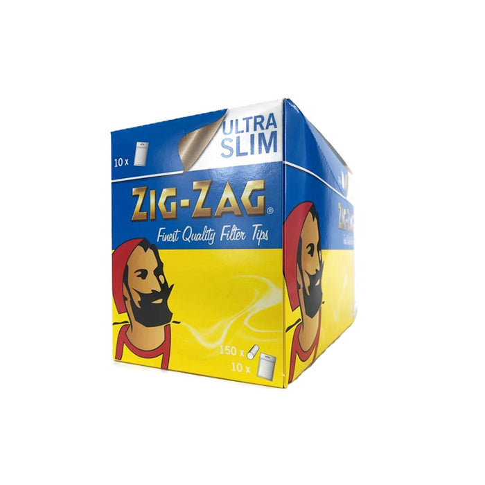 10 x 150 Zig-Zag Ultra Slim Filter Tips Smoking Products Zig-Zag 