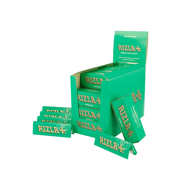 100 Green Multipack Regular Rizla Rolling Papers Smoking Products Rizla 
