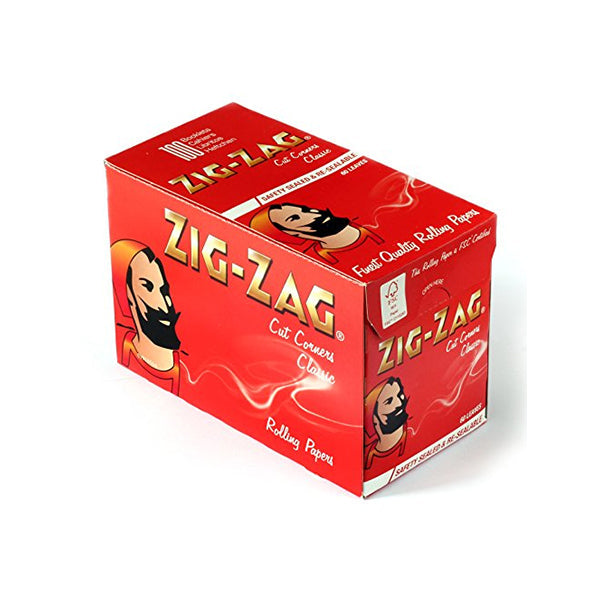 100 Zig-Zag Red Regular Size Rolling Papers Smoking Products Zig-Zag 