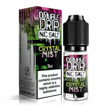 Load image into Gallery viewer, 10MG Double Drip 10ML Flavoured Nic Salts E Liquid E-liquids Double Drip Crystal Mist 
