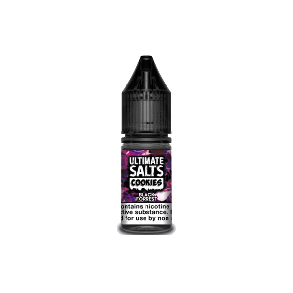 10mg Ultimate Puff Salts Cookies 10ML Flavoured Nic Salts (50VG/50PG) E-liquids Ultimate Puff Black Forrest 